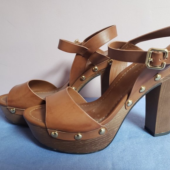 Indigo High platform summer shoes open toe women heels sandals - Picture 5 of 5